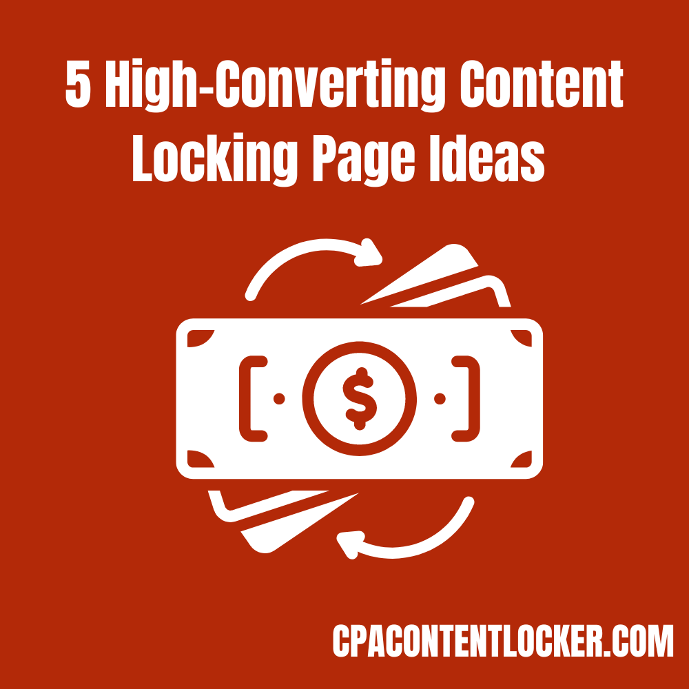 5 High-Converting Content locking page ideas